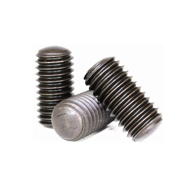 1060706 | SS042C-0064-AS-OT (Pack of 100) --- 8-32 UNC - 4.17mm - 6.4 mm - Oval Tipped - Carbon Steel Screw