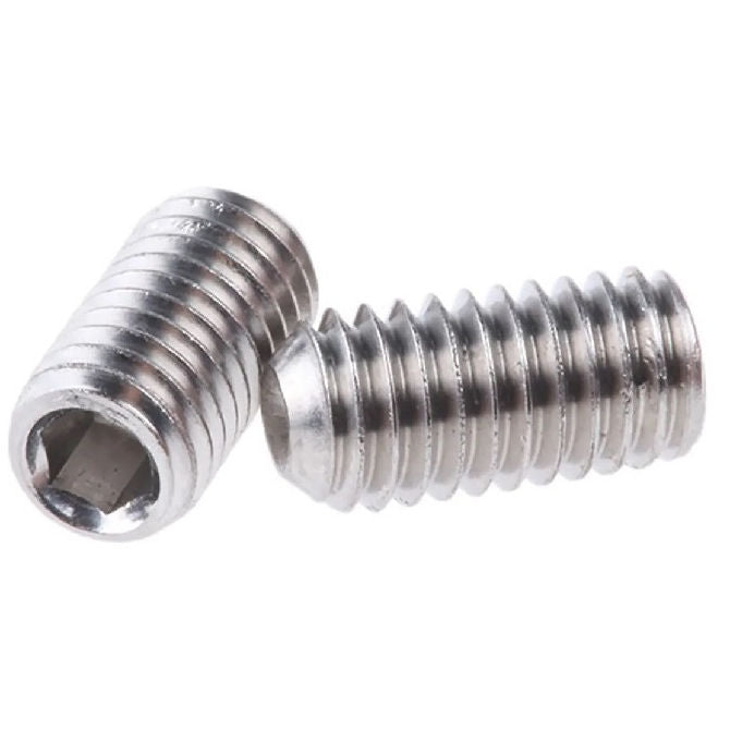 1072708 | SS064C-0191-S4 (PK-10) --- Standard Cup Point Socket Set Screws - 1/4-20 UNC - 6.35mm - 19.1 mm 304 Stainless Steel DIN916 - Stainless Steel 304 Similar to A2, 18-8 HRB80 Screw