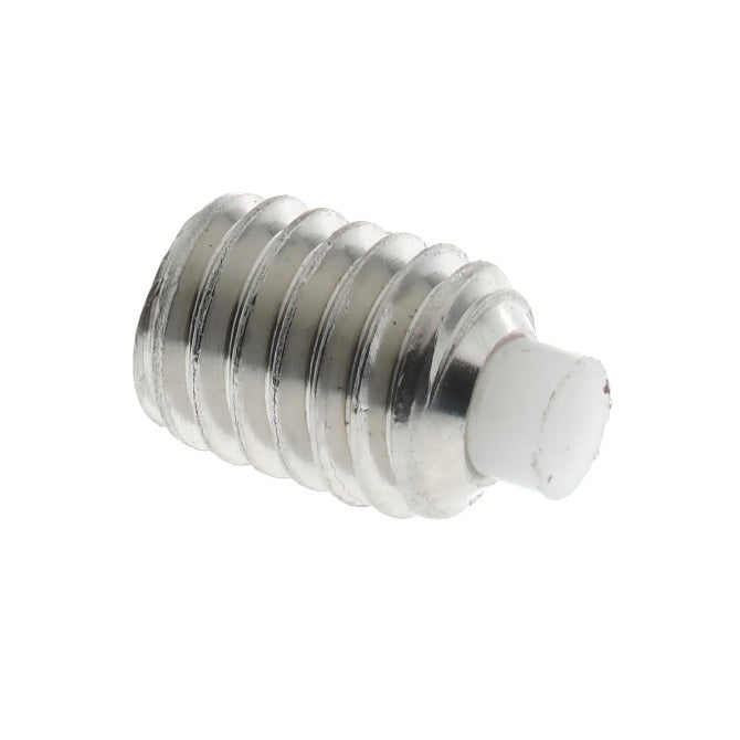 1061412 | SS050M-0100-S3-AT (Each) --- Acetal Tipped Socket Set Screws - M5 - 5x0.8mm - 10 mm - Stainless Steel 18-8 Similar to A2, 303, 304 Screw