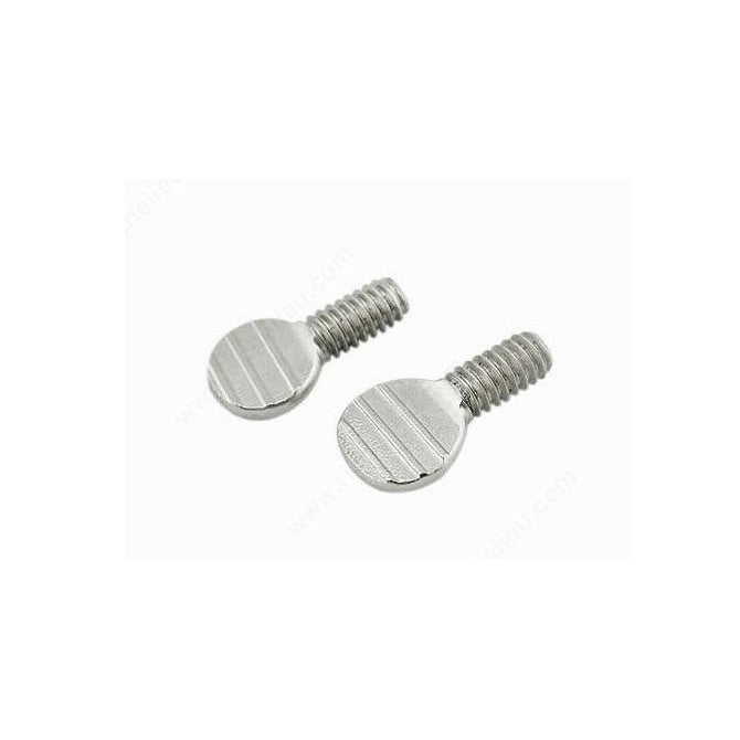 1062511 | THS050M-020-F-CS (PK-10) --- Thumb Screws - M5 - 5x0.8mm - 20x31.7 mm Flat Key Head - Steel Screw