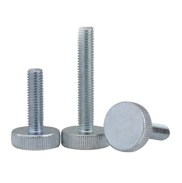 1043407 | THS028C-013-K-BZ (Each) --- Thumb Screws - 4-40 UNC - 2.85mm - 12.7x17.46 mm Knurled - Brass Screw