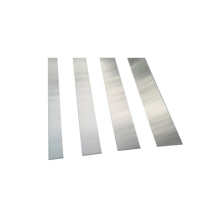 1001933 | SHM-0457-0025-0305-430 (Each) --- Stainless Steel Strip - 0.457x25.4x304.8 mm - Stainless Steel