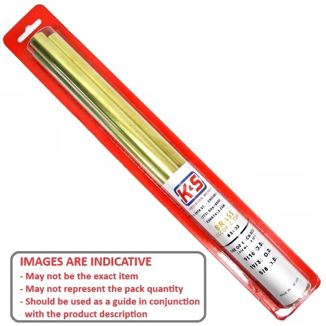 1152329 | AST-TUB-BRS-03 (Each) --- Small Parts Assortment Kits - Selection Tubing 3 - Telescoping Tubing 300mm Long - Brass