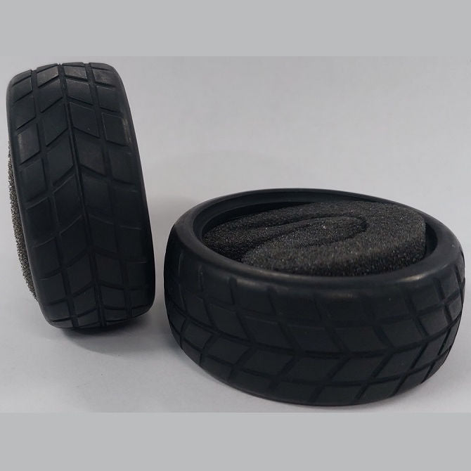 1232721 | TY-XR-063-26-Y (Per Card) --- RC Car Tyres Hobby - Type Y Pattern 63x26 mm Tenth Scale - Natural Rubber Tyre