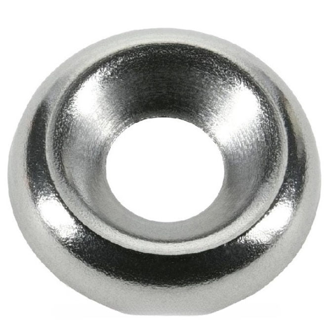 1057437 | W0048-CU-013-024-S3 (PK-100) --- Cup Washers - 4.762x12.7x2.4 mm - Stainless Steel 303 PV Similar to A2, 304, 18-8 Washer