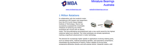 Myonic 1 Million Rotations Information