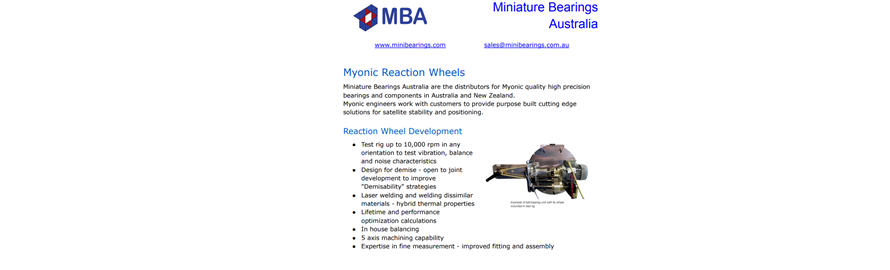 Myonic Reaction Wheels