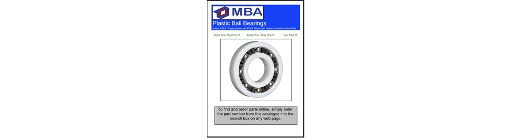 Free Plastic Bearings Catalogue