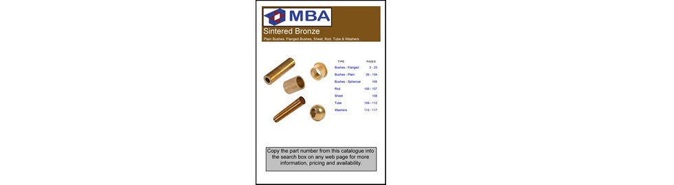Free Sintered Bronze Catalogue