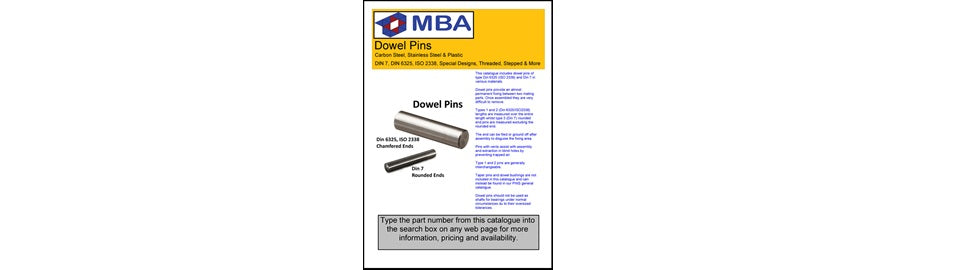 Free Dowel Pins Catalogue