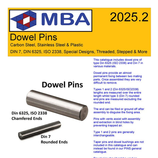 Free Dowel Pins Catalogue