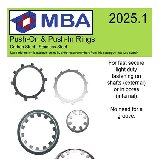 Free Push-In & Push-On Rings Catalogue