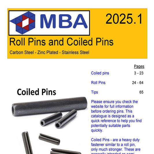 Free Roll Pins Catalogue