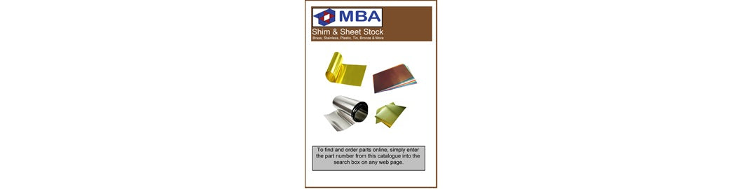 Free Shim, Foil & Sheet Catalogue