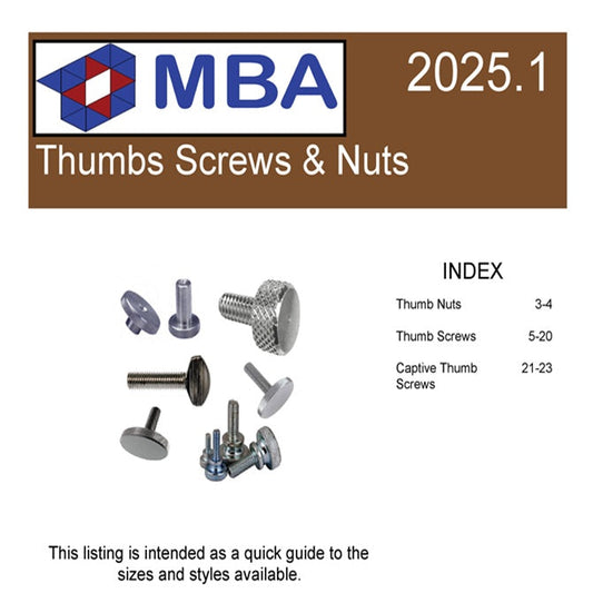 Free Thumb Screws & Nuts Catalogue