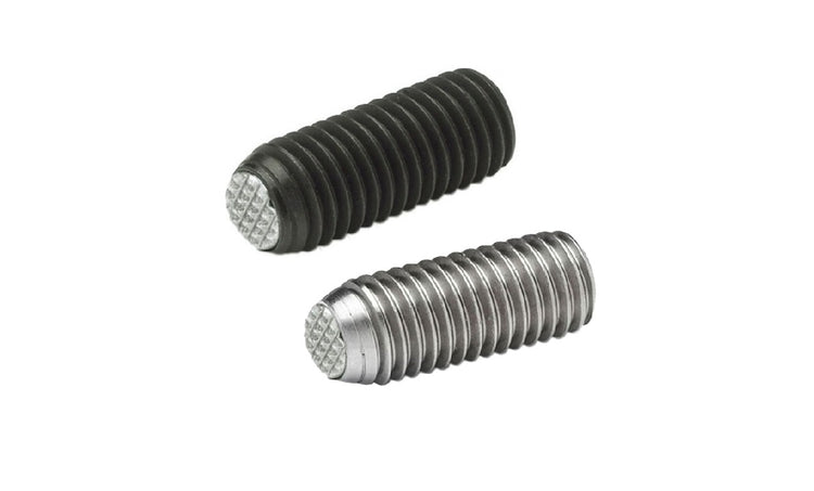 Socket Set Screws - Diamond Knurled Tip