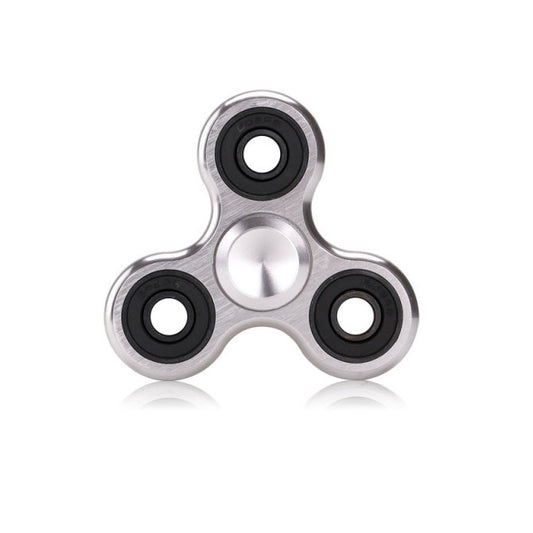 1230258 | FIDGET-SPINNER-AL-SI --- Promotional Items - Figit Spinner - Silver Aluminium Body Free running