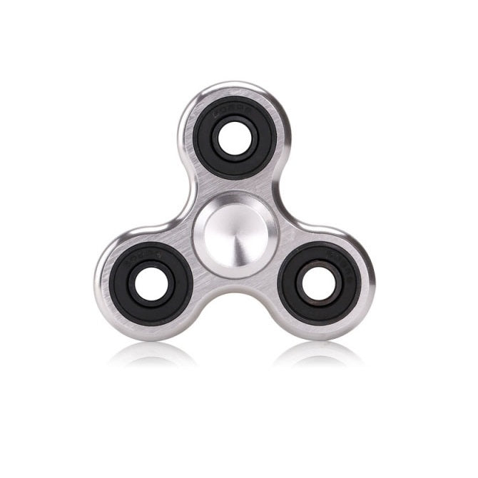 1230254 | FIDGET-SPINNER-AL-SI --- Game - Figit Spinner - Silver Aluminium Body Free running