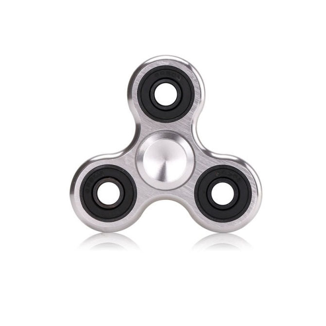 1234266 | FIDGET-SPINNER-AL-SI (Each) --- Promotional Items - Fidget Spinner - Silver Aluminium Body - Free running - Aluminium Body Game