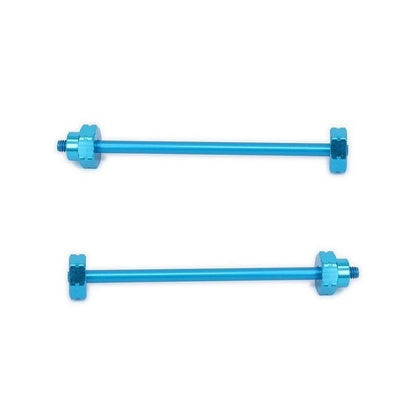 1229676 | AXLE-10-BL (Each) --- Accessories Hobby - Axle Blue - 1/10 Scale Car and Buggy