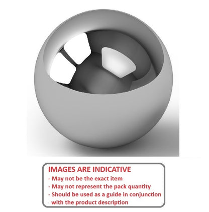 1064702 | BL-00600-CH-G200B (KG) --- Metallic Balls - 6 mm SAE52100 Chrome - ISO 3290 Grade 200 Ball