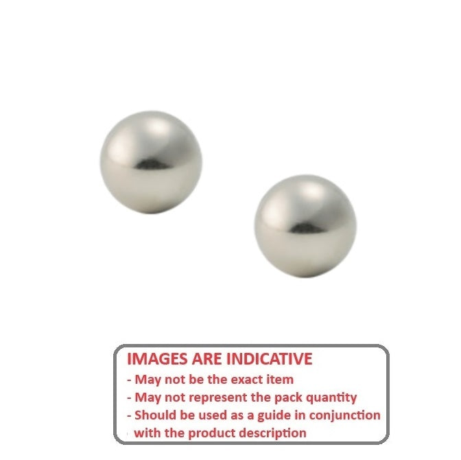 1095333 | BL-01000-MAGN40 (3 Pcs) --- Metallic Balls - 10 mm Neodymium N-40 Not Applicable