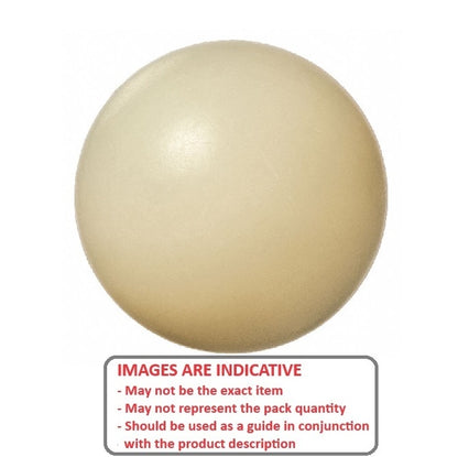 1050930 | BL-00397-NY (PK-20) --- Plastic Balls - 3.97 mm Nylon - Polyamide 6/6 - - Grade 2 Ball