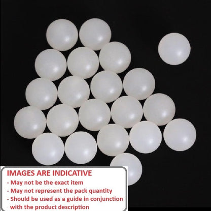 1089533 | BL-00953-PP (10 Pcs) --- Balls - 9.53 mm Polypropylene Grade 2