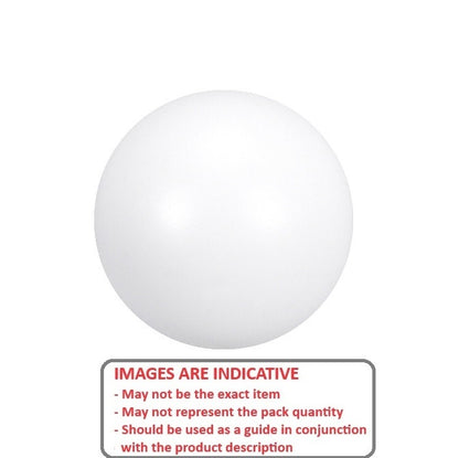 1107078 | BL-01429-PTF (Each) --- Plastic Balls - 14.29 mm PTFE - Grade 1 Ball