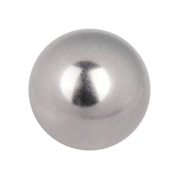 1060128 | BL-00500-T23-G100 (PK-5) --- Metallic Balls - 5 mm Ti-Gr23/Ti-6AL4V-ELI - ISO 3290 Grade 100 Titanium Alloy Ball