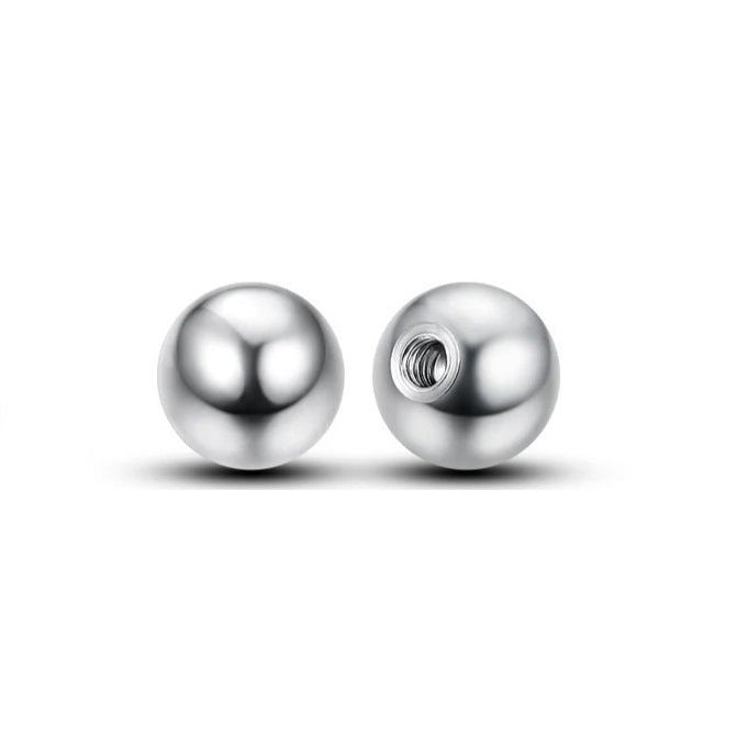 Balls - Metallic - Titanium Alloy - Ti-Gr23 Ti-6Al4V-ELI - Threaded
