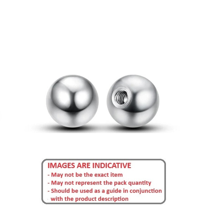 1079158 | BLT-00800-T23-12 (Each) --- Metallic Balls - 8 mm Ti-Gr23/Ti-6AL4V-ELI - ISO 3290 Grade 100 Titanium Alloy Ball