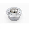 Flange Mount Ball Transfer Units - 180 kg - 9.8x36 mm - Chrome hardened and Zinc Plated Mild Steel