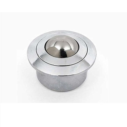 Flange Mount Ball Transfer Units - 120 kg - 9.8x36 mm - Stainless Steel AISI 420C and 303 Grades