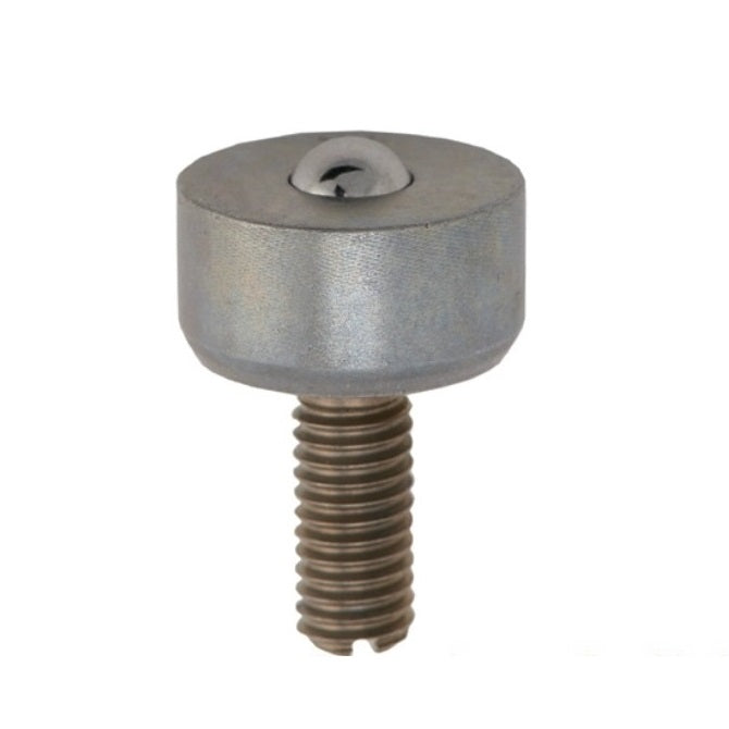 Screw Stem Ball Transfer Units - 25 kg - 12.5x15 mm - Stainless Steel AISI 440C and Aluminium
