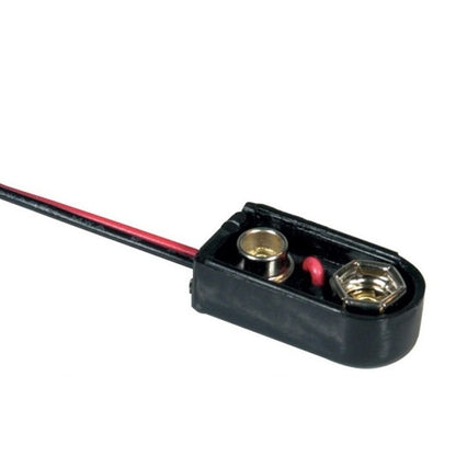 1000094 | BAT-HOL-9V-SCQ (PK-2) --- Holders Battery Accessories - 9V Snap On 9V Battery - - - Plastic