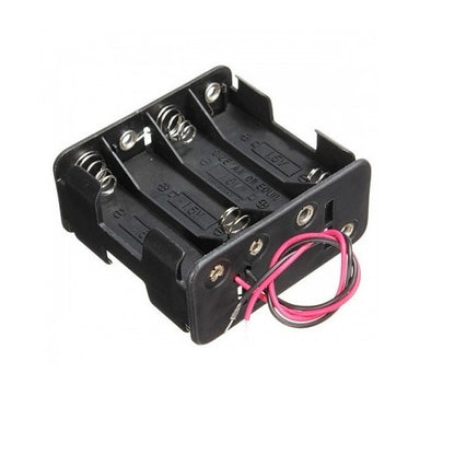 1000024 | BAT-HOL-AA-08-4SB (2 Pcs) --- Batteries - AA Battery Holder 8 x AA (2 Rows of 4) 58 x 60 x 30