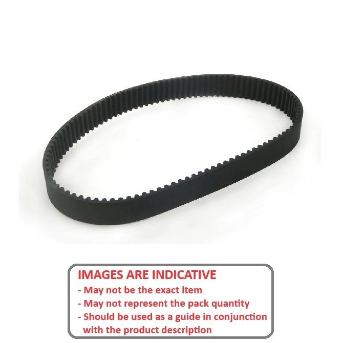 1167260 | B-020G-0057-0040-NFB (Each) --- Timing 2mm Pitch Belts - 57 tooth - 114x4 mm - Nylon Covered Neoprene Rubber with Fibreglass GT2 or Carbon Fibre GT3 Cords Belt