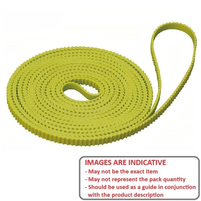 1219395 | B-40D-0324-0064-PPY (Each) --- Inch Timing Belts - 324 tooth - 671.652x6.4 mm 2.073mm Pitch 40DP - Polyurethane with Polyester Cords Belt