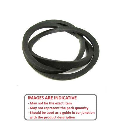 1227693 | M-61 (PK-2) --- Vee Belts - 1549.0 - 61.0 in. - mm - - - 10.0 x 5.5mm M 3L - Natural Rubber - Fabric Jacket Belt