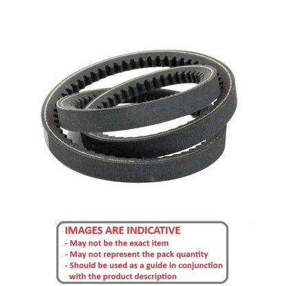 1227589 | BV16-03251-BX128 (Each) --- Vee Belts - 3251.2 - 128.0 in. - mm - - - 15.9 x 10.3mm Notched BX - Natural Rubber - Raw Edge Belt