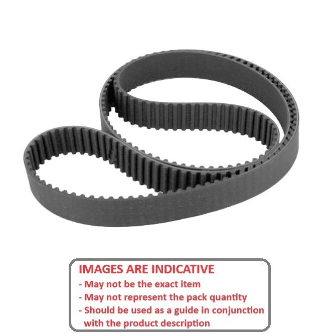 1198796 | B-030H-0132-0090-NFB (Each) --- Timing 3mm Pitch Belts - 132 tooth - 396x9 mm HTD - Nylon Covered Neoprene with Fibreglass Cords Belt