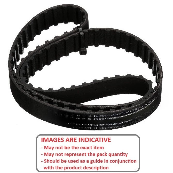 1203592 | B-H-0154-0762-NFB (Each) --- Inch Timing Belts - 154 tooth - 1955.8x76.1 mm 12.700mm Pitch H - Nylon Covered Neoprene with Fibreglass Cords Belt