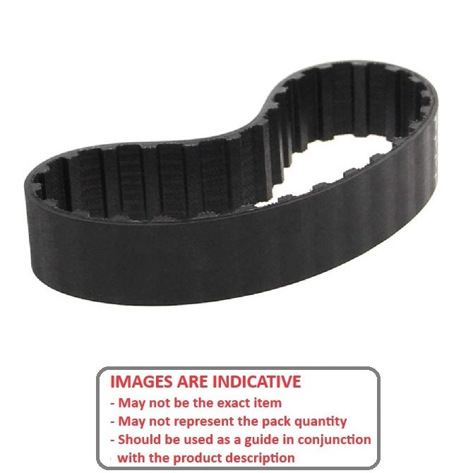 1159315 | B-H-0046-0508-NFB (PK-4) --- Inch Timing Belts - 46 tooth - 584.2x8 mm 12.700mm Pitch H - Nylon Covered Neoprene with Fibreglass Cords Belt
