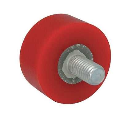 1134555 | RR-1500RS (Each) --- Cylindrical Male Thread Bumpers - 25.4x25.4 mm - 5/16-18 UNC - 7.94mm - Standard - Polyurethane Bumper