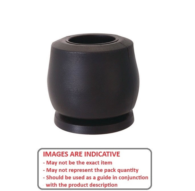 1225354 | GBA-101SRS (Each) --- Elastomer Bumpers - 800 N - 18.3x20.1 mm Axial - Elastomer Bumper