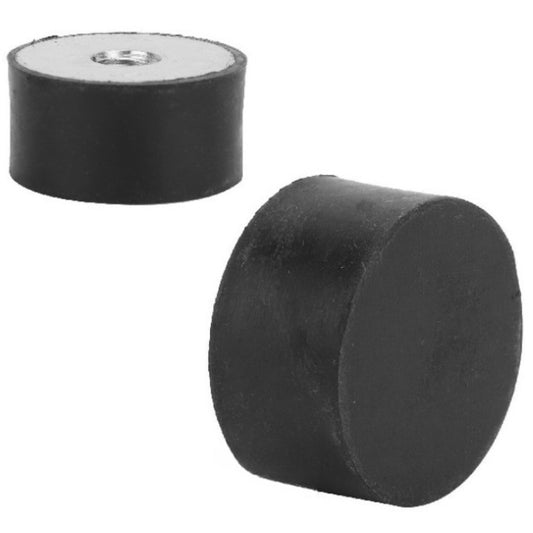 Buffer Mounts - 20x15 mm - M6x1 - Natural Rubber