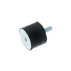 Bobbin Mounts - 25x15 mm - M6x1 - Natural Rubber