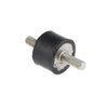 Bobbin Mounts - 40x25 mm - M10x1.5 - Natural Rubber