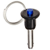 Ball Lock Pins - 12.7x25.4 mm - 304 Stainless Steel Shank / Aluminium Handle